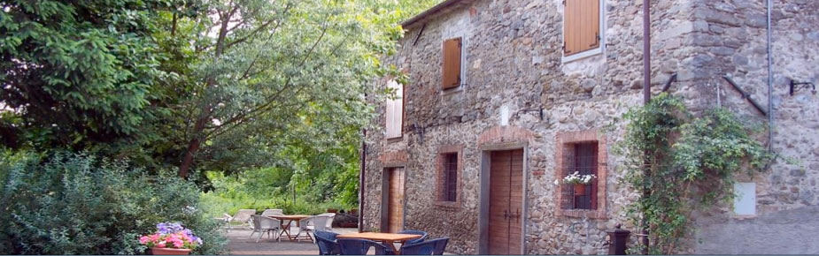 Old stone built house in Tuscany